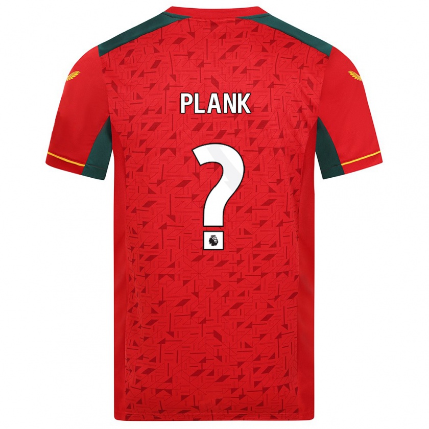Kandiny Kinder Dom Plank #0 Rot Auswärtstrikot Trikot 2023/24 T-Shirt