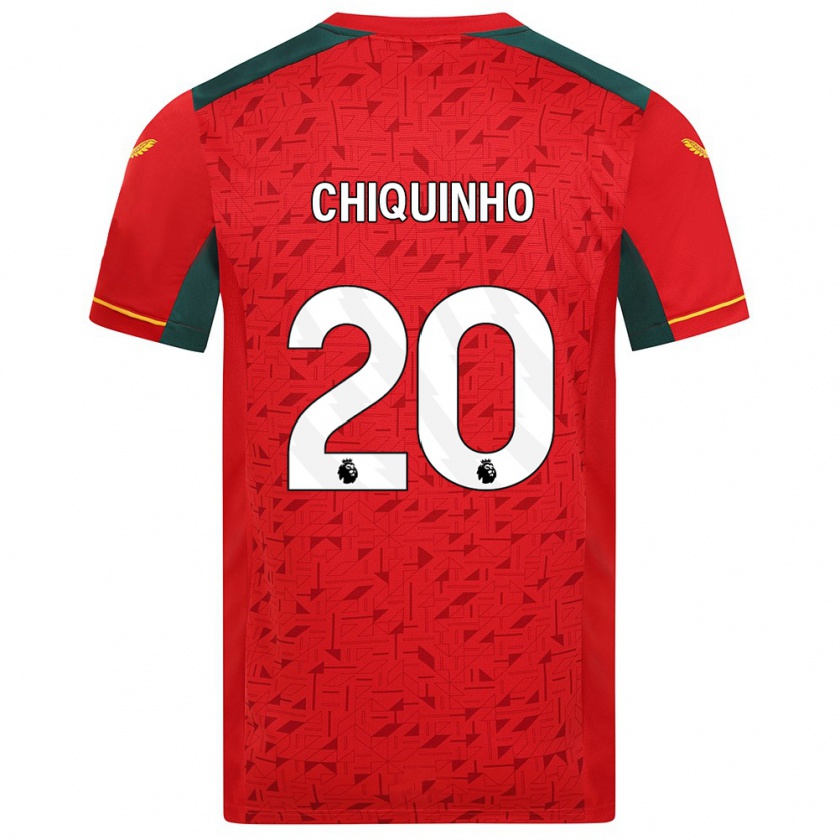 Kandiny Kinder Chiquinho #20 Rot Auswärtstrikot Trikot 2023/24 T-Shirt