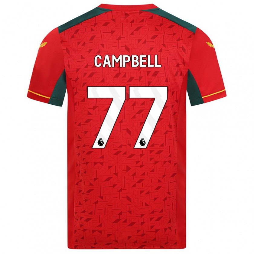 Kandiny Kinder Chem Campbell #77 Rot Auswärtstrikot Trikot 2023/24 T-Shirt