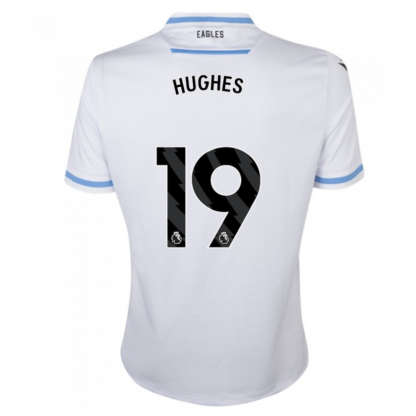 Kandiny Kinder Will Hughes #19 Weiß Auswärtstrikot Trikot 2023/24 T-Shirt