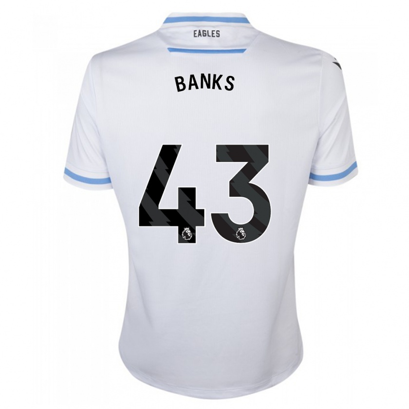 Kandiny Kinder Scott Banks #43 Weiß Auswärtstrikot Trikot 2023/24 T-Shirt