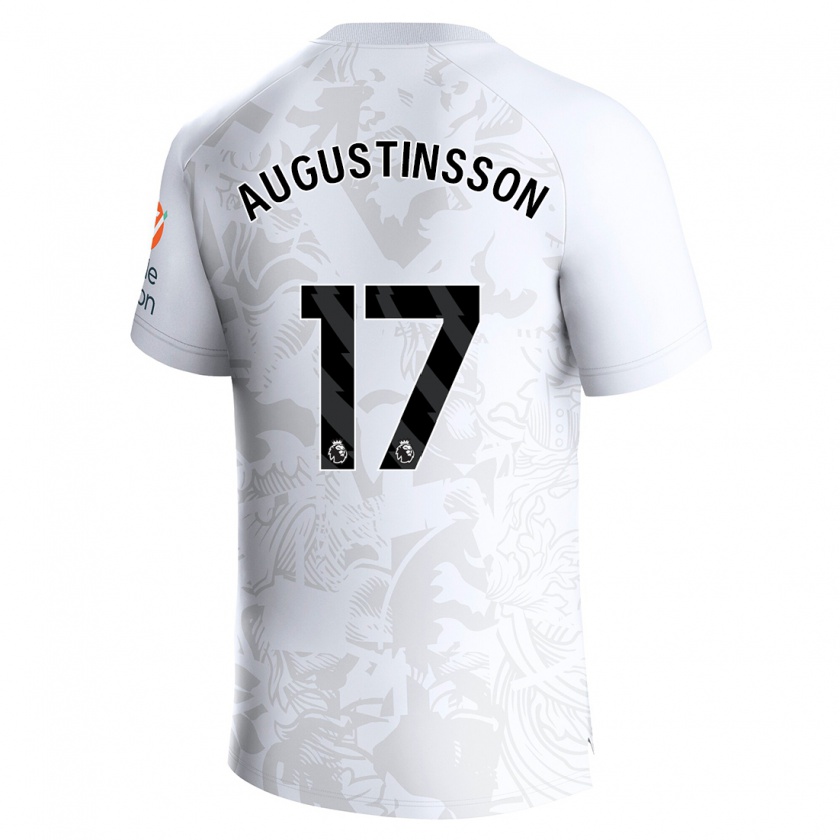 Kandiny Kinder Ludwig Augustinsson #17 Weiß Auswärtstrikot Trikot 2023/24 T-Shirt