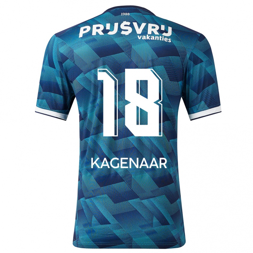 Kandiny Kinder Isa Kagenaar #18 Blau Auswärtstrikot Trikot 2023/24 T-Shirt