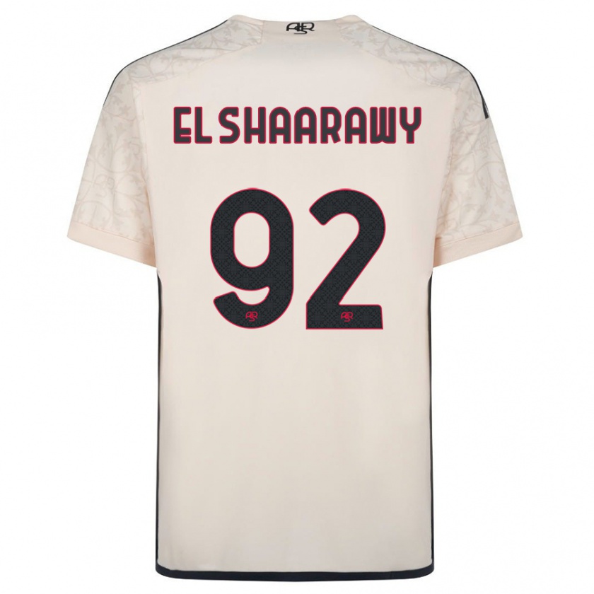 Kandiny Kinder Stephan El Shaarawy #92 Cremefarben Auswärtstrikot Trikot 2023/24 T-Shirt