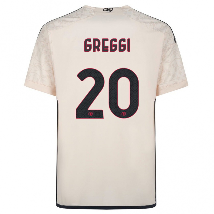 Kandiny Kinder Giada Greggi #20 Cremefarben Auswärtstrikot Trikot 2023/24 T-Shirt