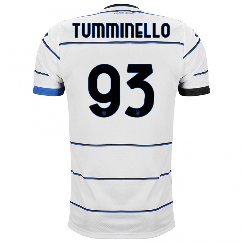 Kandiny Kinder Marco Tumminello #93 Weiß Auswärtstrikot Trikot 2023/24 T-Shirt
