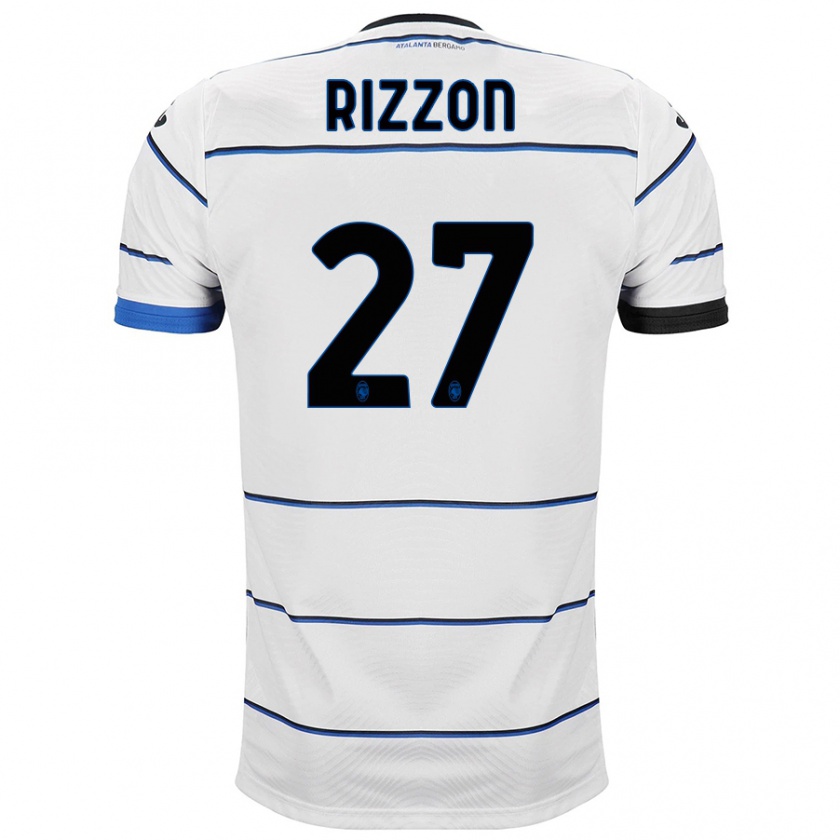Kandiny Kinder Giulia Rizzon #27 Weiß Auswärtstrikot Trikot 2023/24 T-Shirt