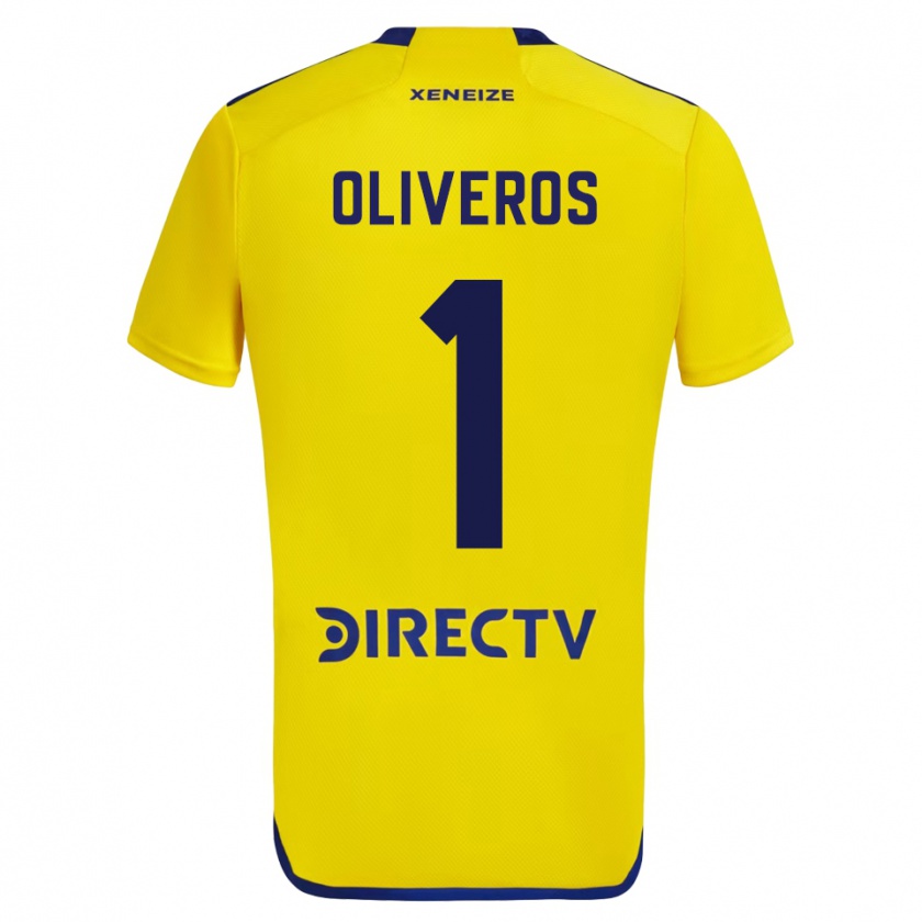 Kandiny Kinder Laurina Oliveros #1 Gelb Auswärtstrikot Trikot 2023/24 T-Shirt