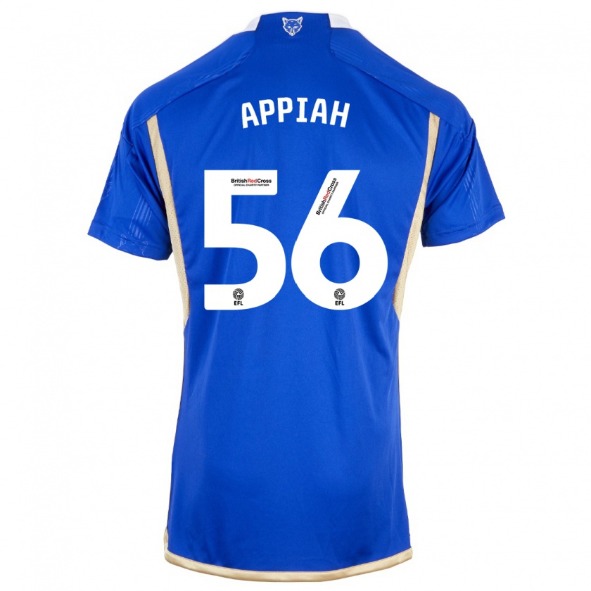 Kandiny Herren Paul Appiah #56 Königsblau Heimtrikot Trikot 2023/24 T-Shirt