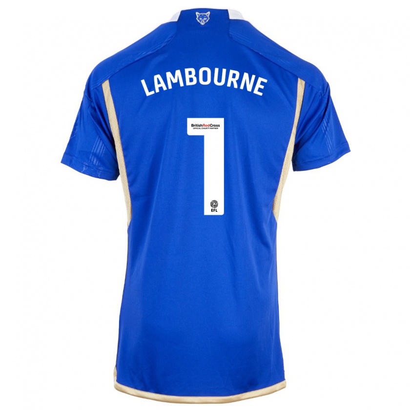 Kandiny Herren Demi Lambourne #1 Königsblau Heimtrikot Trikot 2023/24 T-Shirt