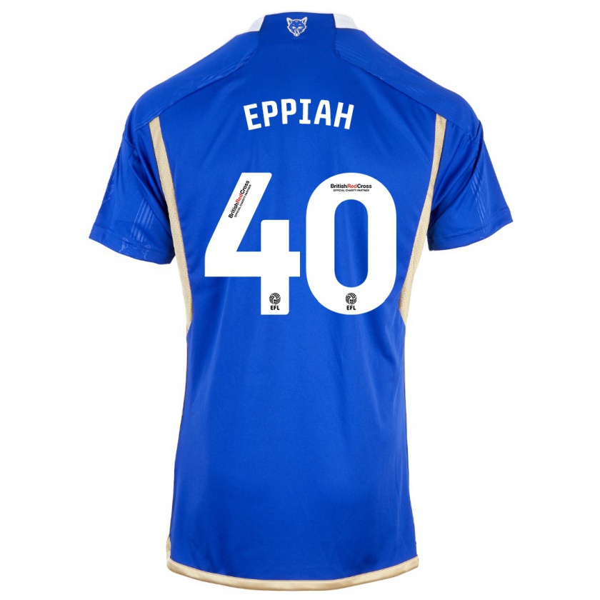 Kandiny Herren Josh Eppiah #40 Königsblau Heimtrikot Trikot 2023/24 T-Shirt