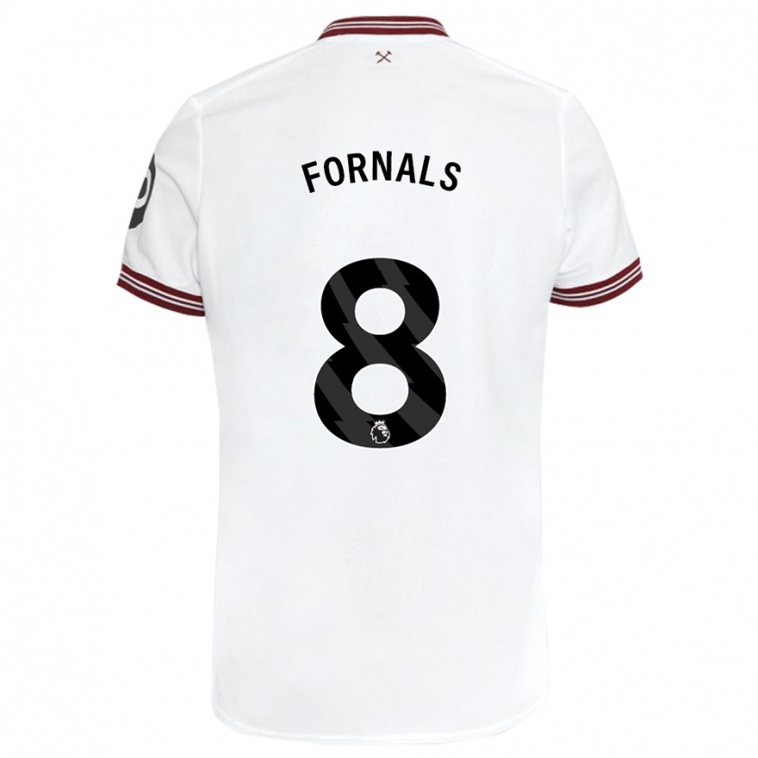 Kandiny Herren Pablo Fornals #8 Weiß Auswärtstrikot Trikot 2023/24 T-Shirt