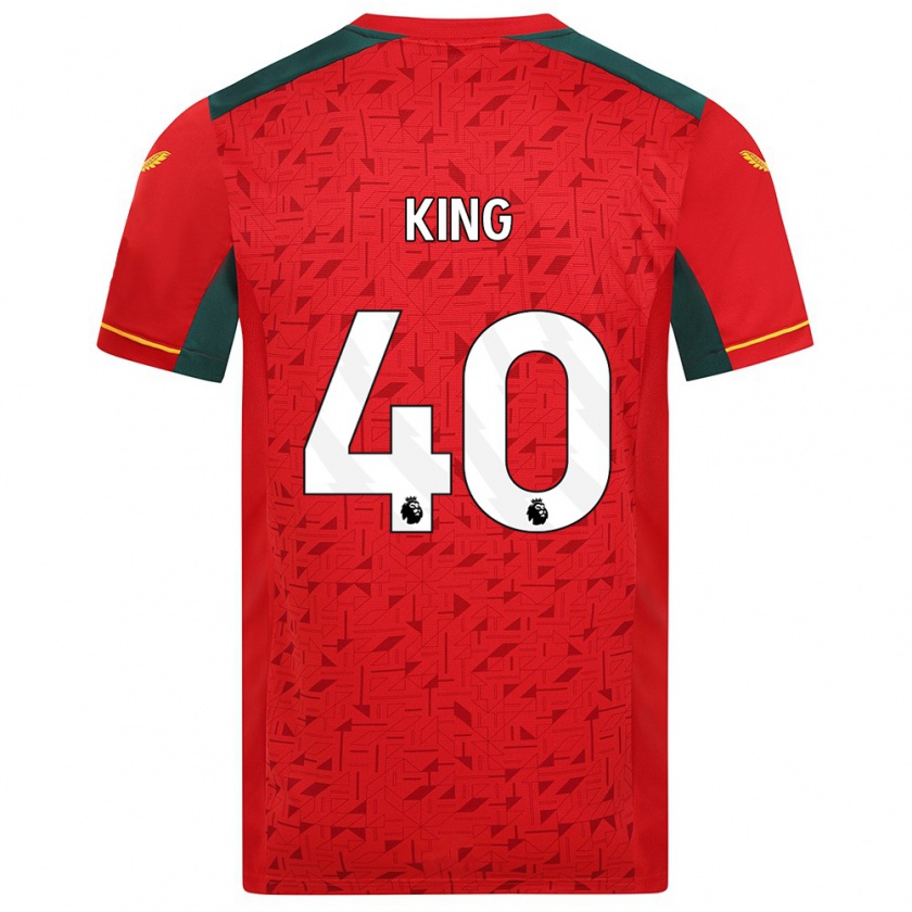 Kandiny Herren Tom King #40 Rot Auswärtstrikot Trikot 2023/24 T-Shirt