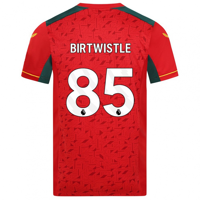 Kandiny Herren Harry Birtwistle #85 Rot Auswärtstrikot Trikot 2023/24 T-Shirt