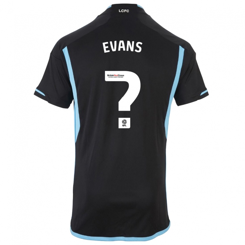 Kandiny Herren Reece Evans #0 Schwarz Auswärtstrikot Trikot 2023/24 T-Shirt