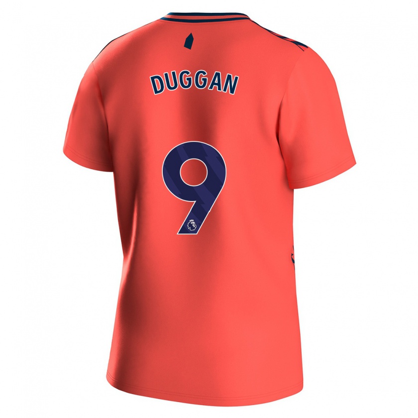 Kandiny Herren Toni Duggan #9 Koralle Auswärtstrikot Trikot 2023/24 T-Shirt