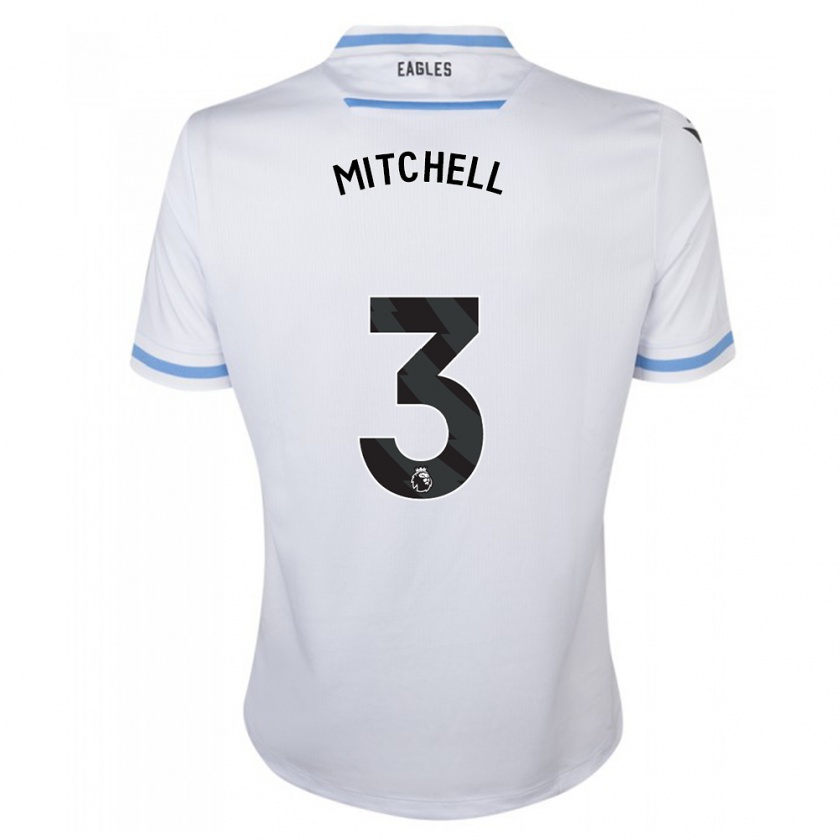 Kandiny Herren Tyrick Mitchell #3 Weiß Auswärtstrikot Trikot 2023/24 T-Shirt