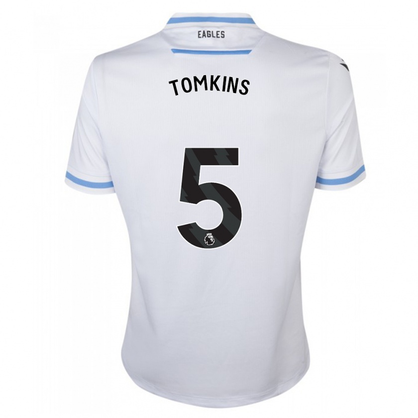 Kandiny Herren James Tomkins #5 Weiß Auswärtstrikot Trikot 2023/24 T-Shirt