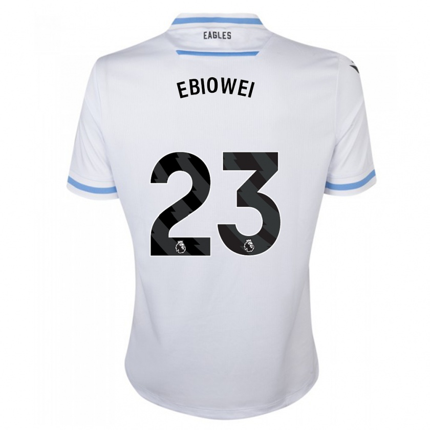 Kandiny Herren Malcolm Ebiowei #23 Weiß Auswärtstrikot Trikot 2023/24 T-Shirt