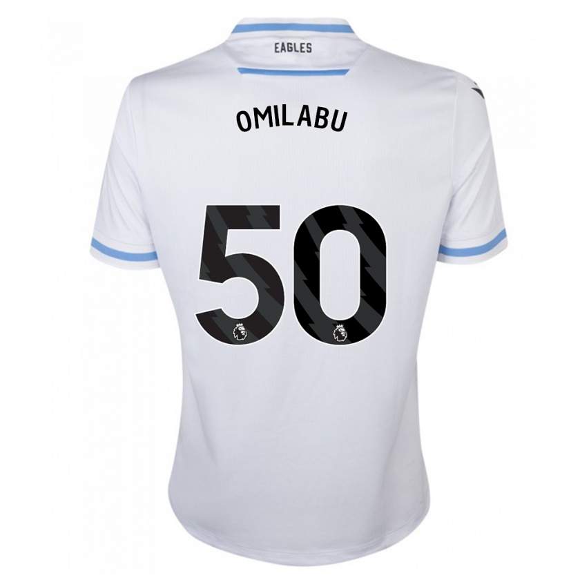 Kandiny Herren David Omilabu #50 Weiß Auswärtstrikot Trikot 2023/24 T-Shirt