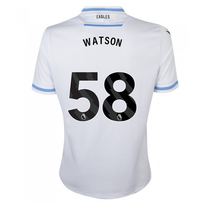 Kandiny Herren Noah Watson #58 Weiß Auswärtstrikot Trikot 2023/24 T-Shirt