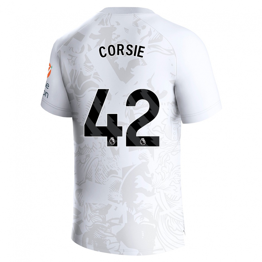 Kandiny Herren Rachel Corsie #42 Weiß Auswärtstrikot Trikot 2023/24 T-Shirt