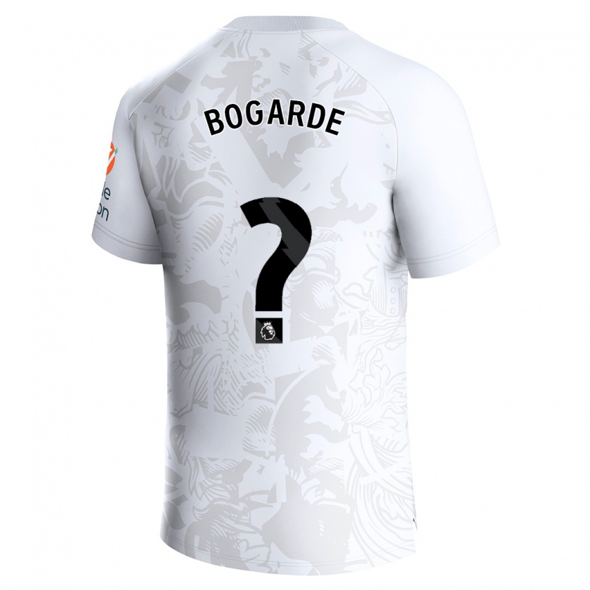 Kandiny Herren Lamare Bogarde #0 Weiß Auswärtstrikot Trikot 2023/24 T-Shirt