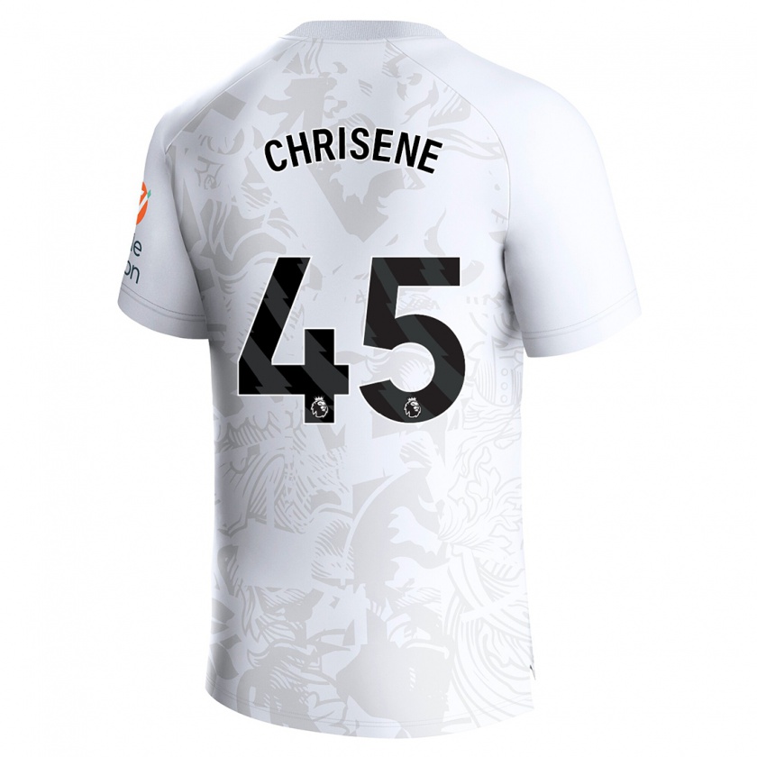 Kandiny Herren Ben Chrisene #45 Weiß Auswärtstrikot Trikot 2023/24 T-Shirt