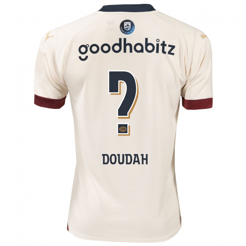 Kandiny Herren Amin Doudah #0 Cremefarben Auswärtstrikot Trikot 2023/24 T-Shirt