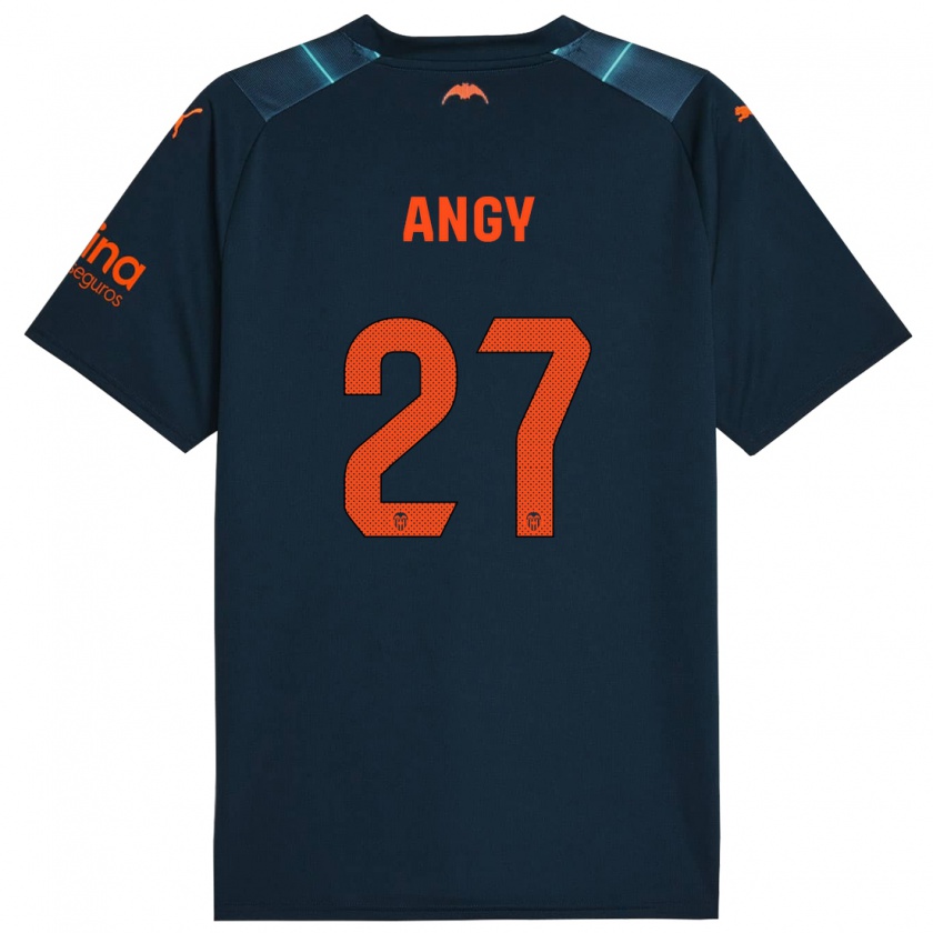 Kandiny Herren Angy #27 Marineblau Auswärtstrikot Trikot 2023/24 T-Shirt