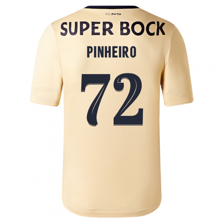 Kandiny Herren Rodrigo Pinheiro #72 Beige-Gold Auswärtstrikot Trikot 2023/24 T-Shirt