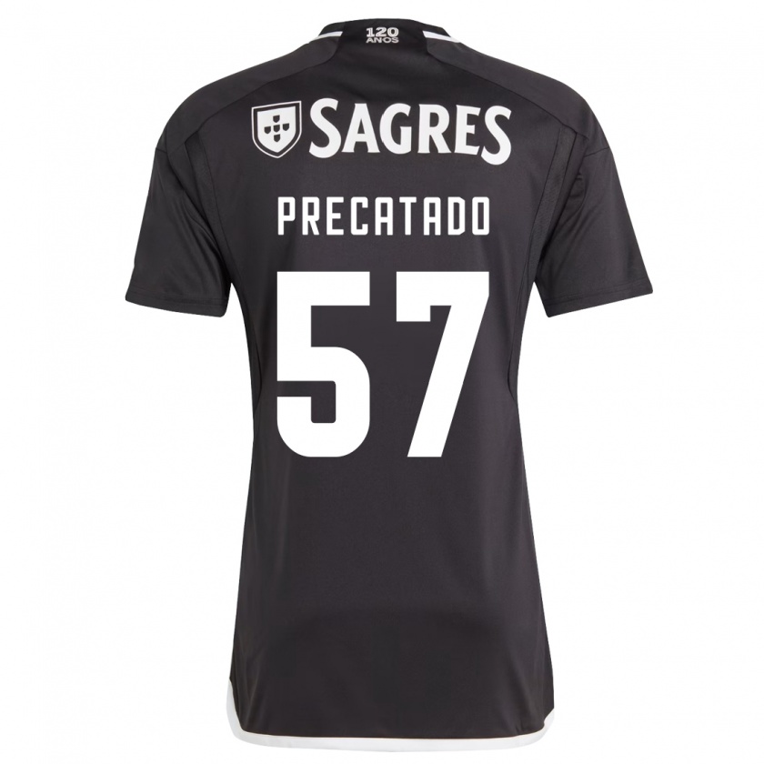 Kandiny Herren Precatado #57 Schwarz Auswärtstrikot Trikot 2023/24 T-Shirt