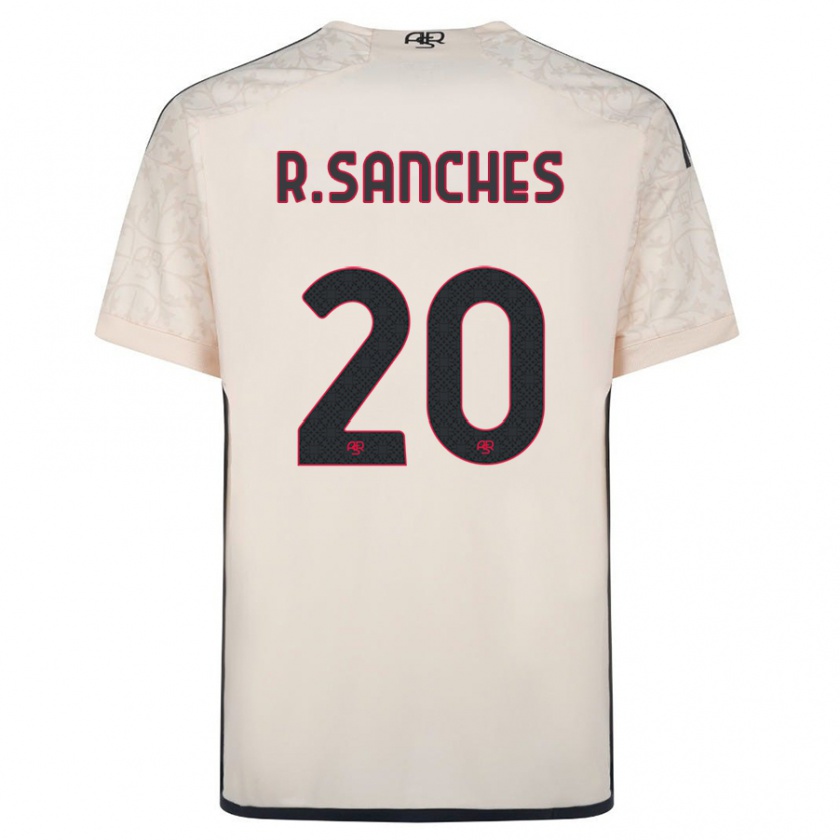 Kandiny Herren Renato Sanches #20 Cremefarben Auswärtstrikot Trikot 2023/24 T-Shirt