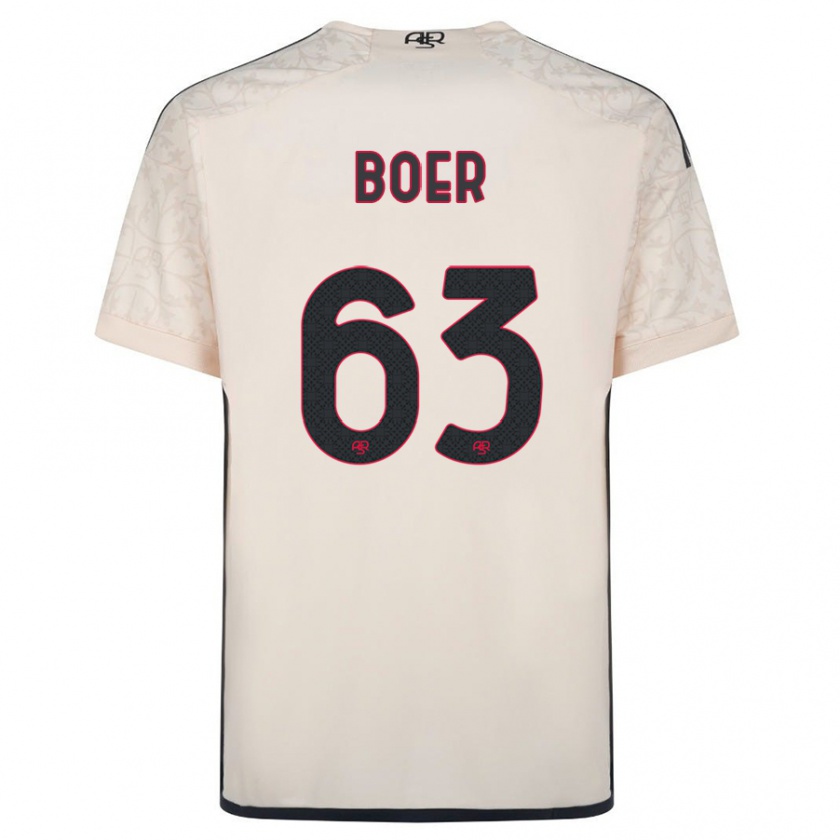 Kandiny Herren Pietro Boer #63 Cremefarben Auswärtstrikot Trikot 2023/24 T-Shirt