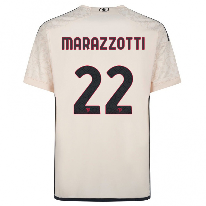 Kandiny Herren Fabrizio Marazzotti #22 Cremefarben Auswärtstrikot Trikot 2023/24 T-Shirt