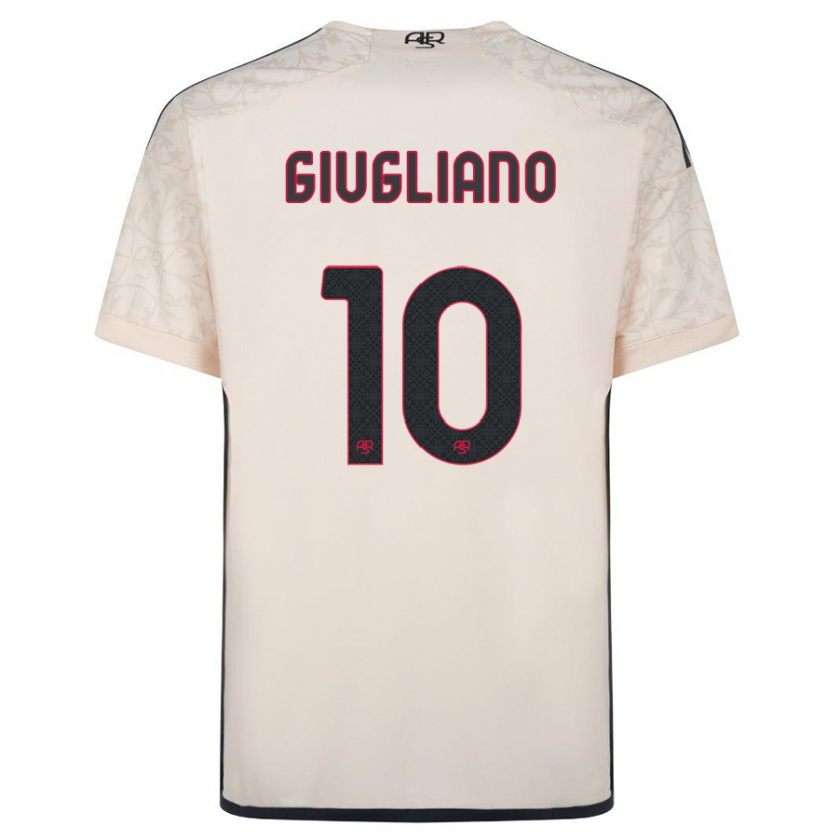 Kandiny Herren Manuela Giugliano #10 Cremefarben Auswärtstrikot Trikot 2023/24 T-Shirt