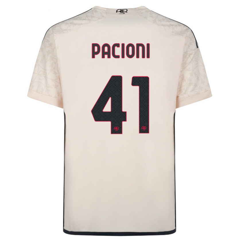 Kandiny Herren Eleonora Pacioni #41 Cremefarben Auswärtstrikot Trikot 2023/24 T-Shirt