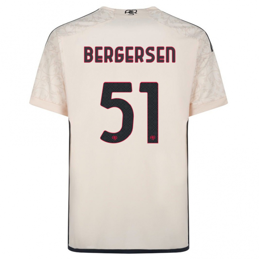 Kandiny Herren Mina Bergersen #51 Cremefarben Auswärtstrikot Trikot 2023/24 T-Shirt