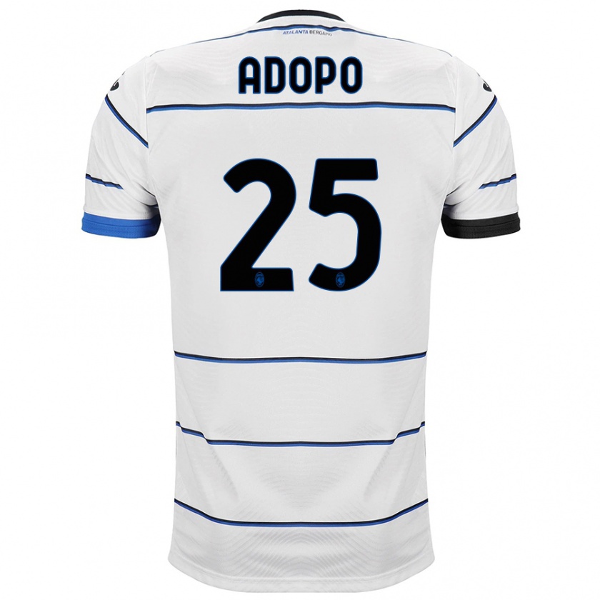 Kandiny Herren Michel Adopo #25 Weiß Auswärtstrikot Trikot 2023/24 T-Shirt