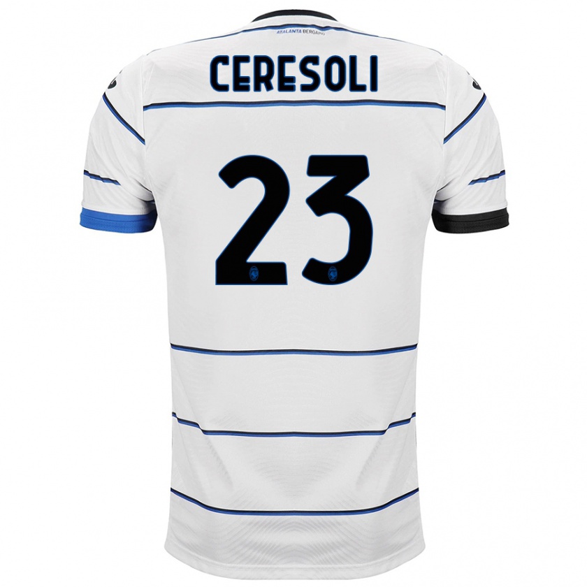 Kandiny Herren Andrea Ceresoli #23 Weiß Auswärtstrikot Trikot 2023/24 T-Shirt