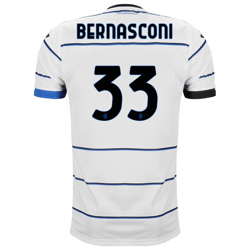 Kandiny Herren Lorenzo Bernasconi #33 Weiß Auswärtstrikot Trikot 2023/24 T-Shirt