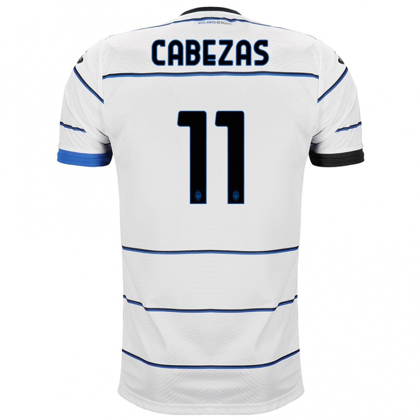 Kandiny Herren Bryan Cabezas #11 Weiß Auswärtstrikot Trikot 2023/24 T-Shirt