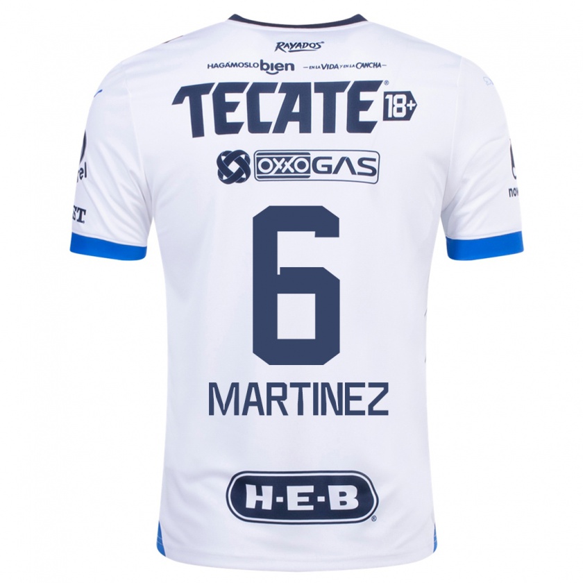 Kandiny Herren Alejandra Martinez #6 Weiß Auswärtstrikot Trikot 2023/24 T-Shirt