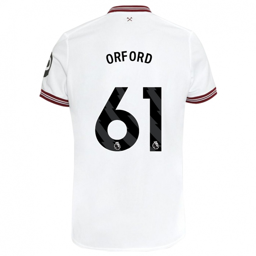 Kandiny Damen Lewis Orford #61 Weiß Auswärtstrikot Trikot 2023/24 T-Shirt
