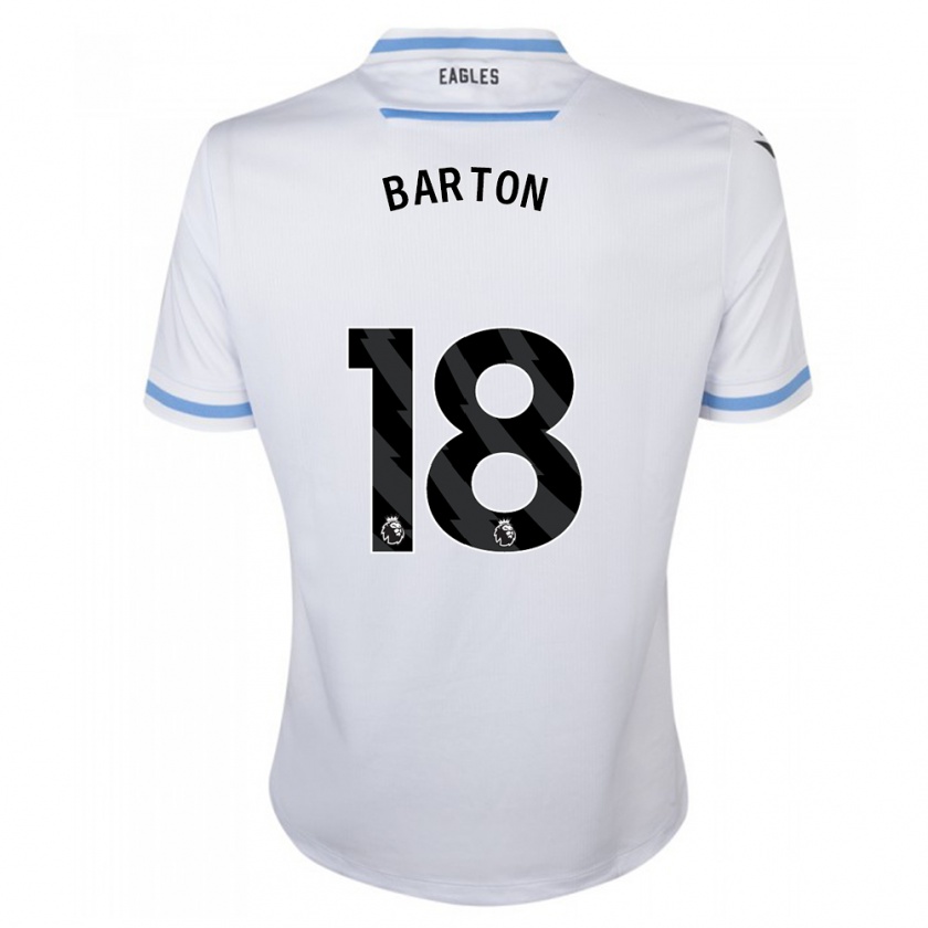 Kandiny Damen Kirsty Barton #18 Weiß Auswärtstrikot Trikot 2023/24 T-Shirt