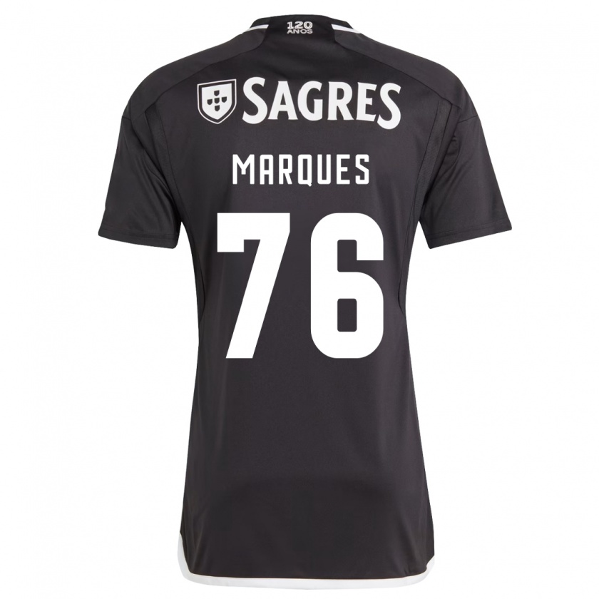 Kandiny Damen Gustavo Marques #76 Schwarz Auswärtstrikot Trikot 2023/24 T-Shirt