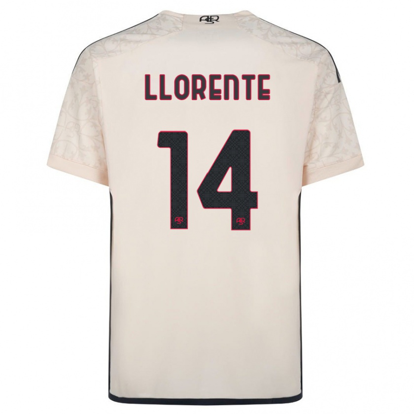 Kandiny Damen Diego Llorente #14 Cremefarben Auswärtstrikot Trikot 2023/24 T-Shirt