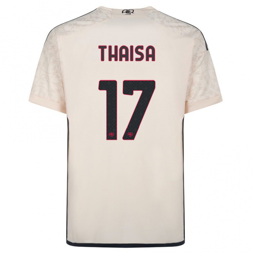 Kandiny Damen Thaisa #17 Cremefarben Auswärtstrikot Trikot 2023/24 T-Shirt