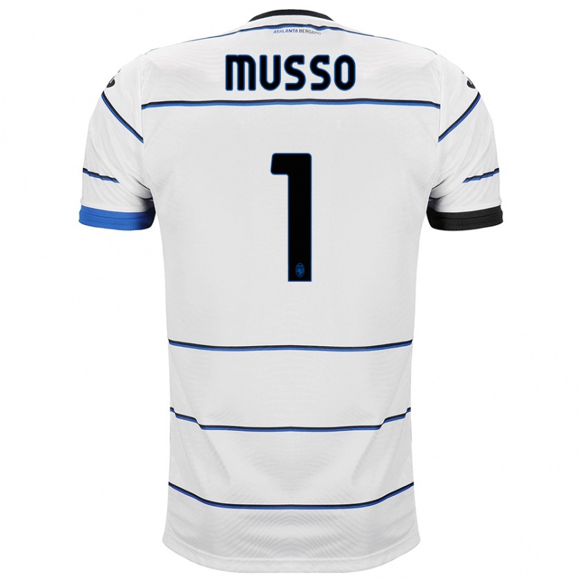Kandiny Damen Juan Musso #1 Weiß Auswärtstrikot Trikot 2023/24 T-Shirt