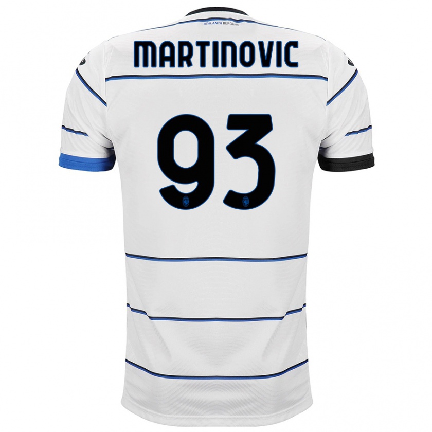 Kandiny Damen Melania Martinovic #93 Weiß Auswärtstrikot Trikot 2023/24 T-Shirt